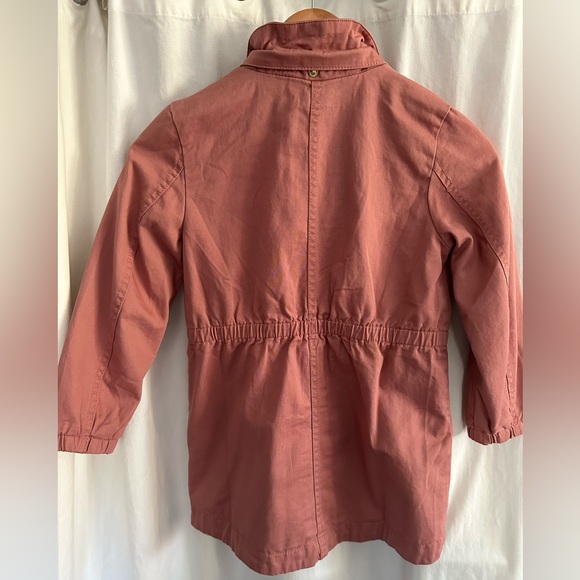 Girls Pink Jacket - H&M Anorak Jacket Size 6X - Picture 4 of 7